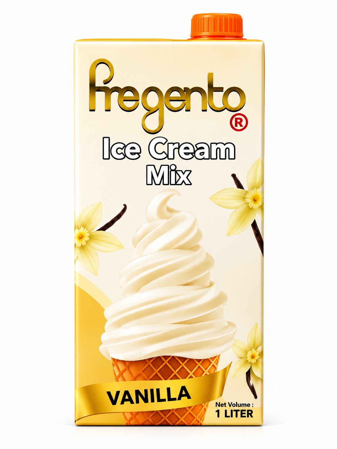 Pregento Ice Cream Mix Vanilla 1 Liter
