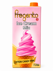 Pregento Ice Cream Mix Cotton Candy Pink 1 Liter
