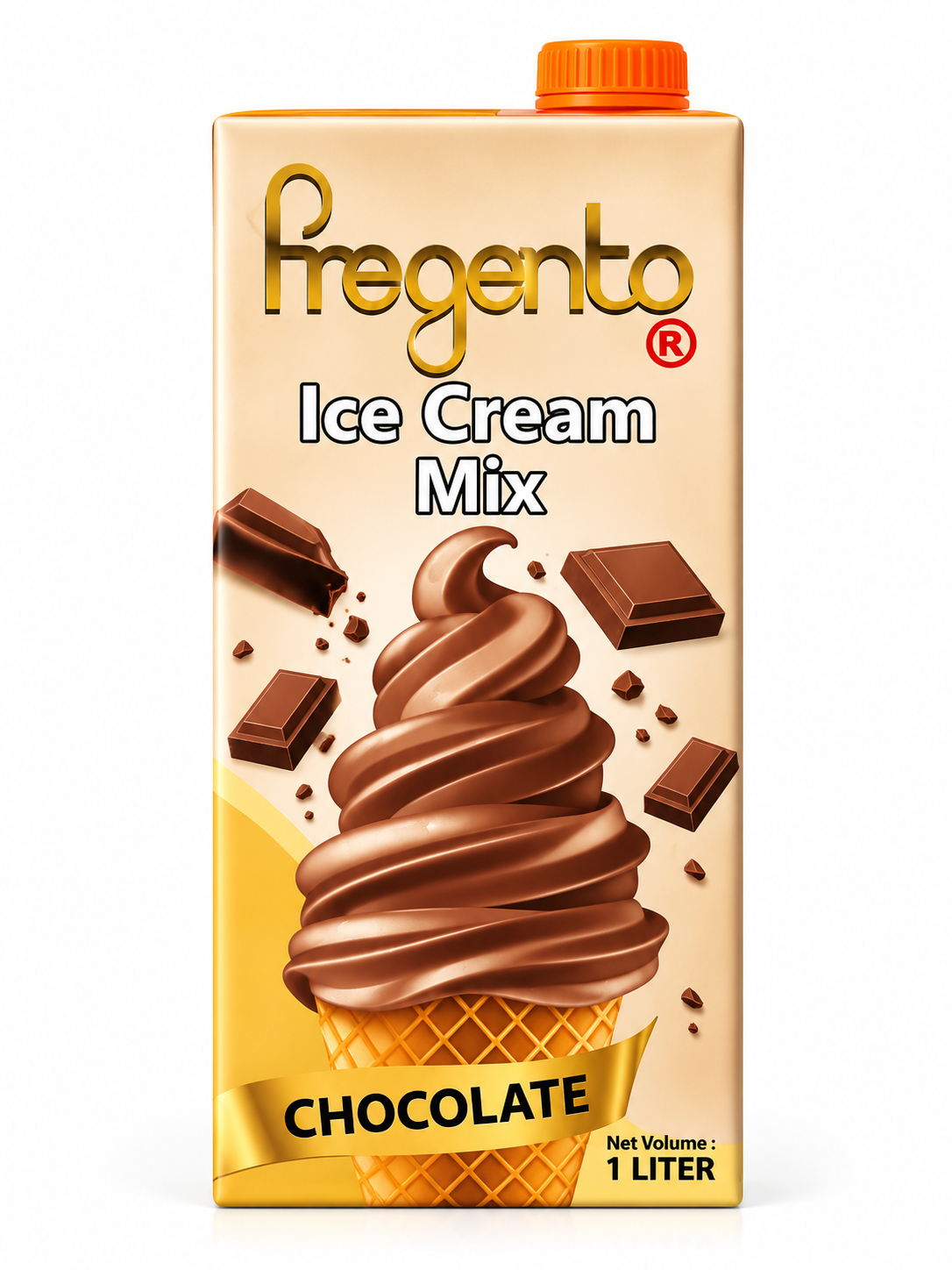 Pregento Ice Cream Mix Chocolate 1 Liter