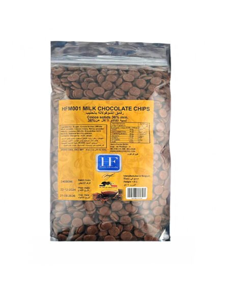 HERCO MILK CHOCOLATE CHIPS 36 % 1 KG ( coco butter )